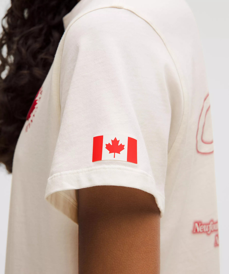 Team Canada Women's Cotton Jersey Graphic T-Shirt *COC Logo 6