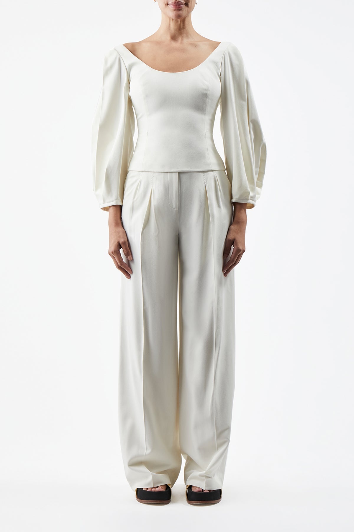 Sophia Blouse in Washed Silk - 2