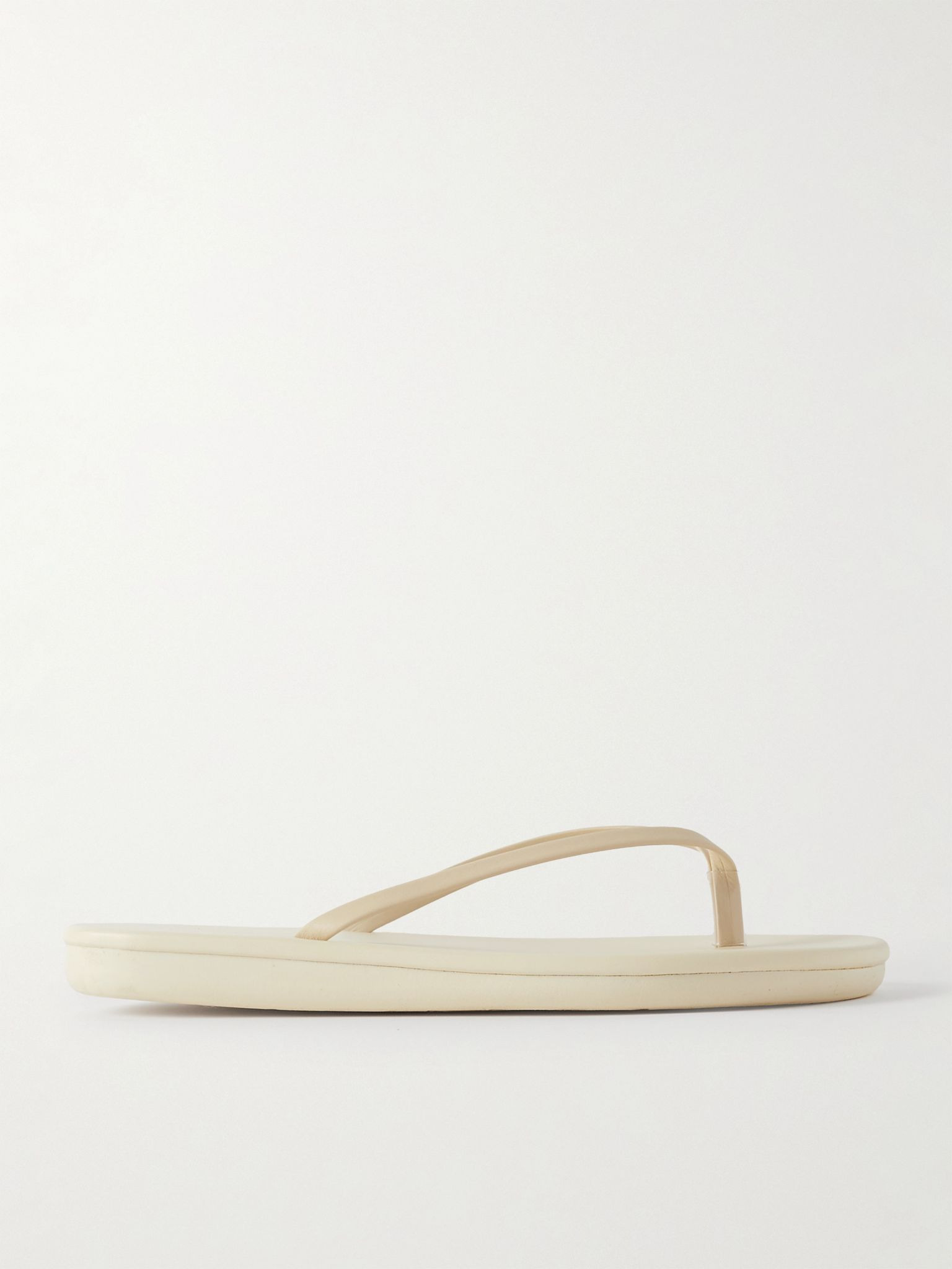 Saionara leather flip flops Off-white - 1