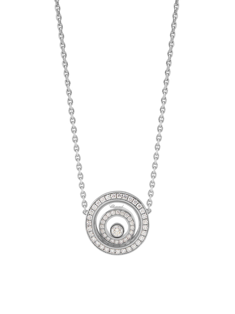 Women's Happy Spirit 18K White Gold & Diamond Pendant Necklace - White Gold 1