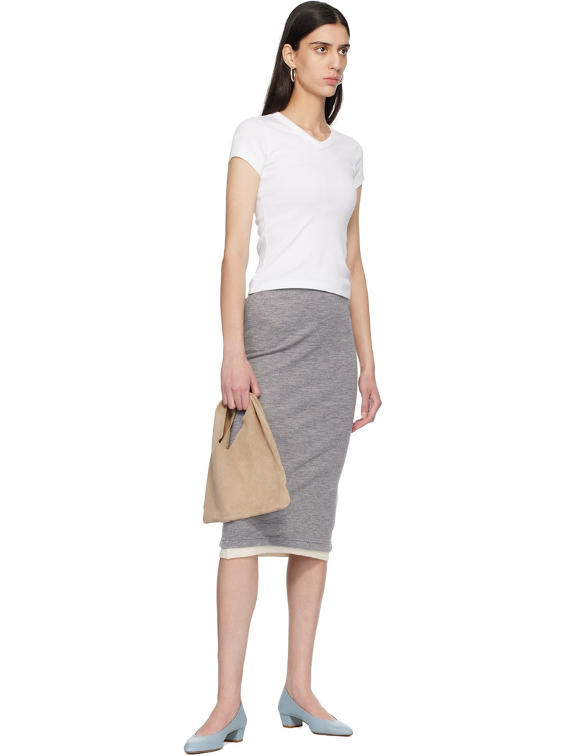 FLORE FLORE White Jill Baby T-shirt outlook