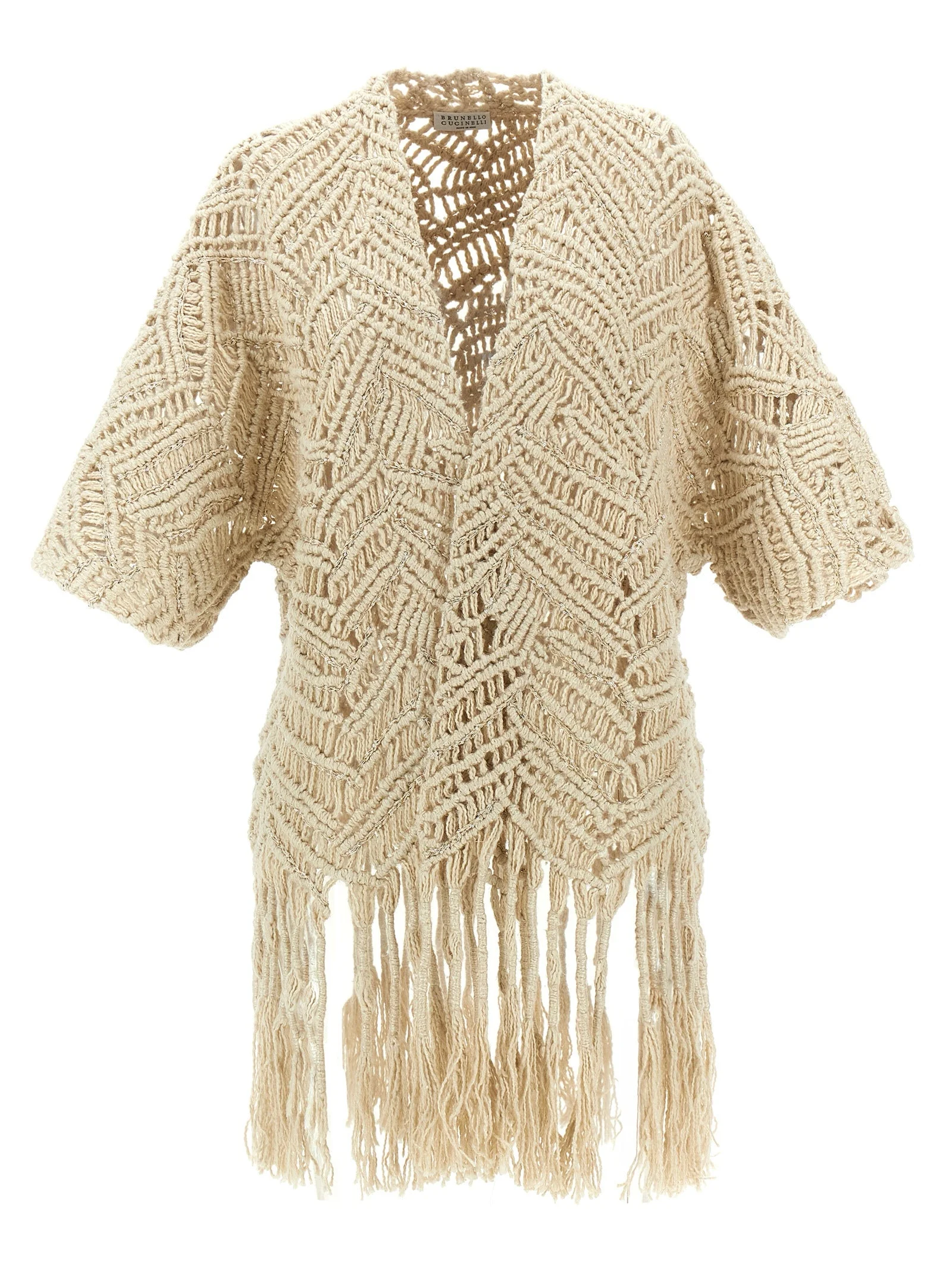 Brunello Cucinelli Women 'Opera Dazzling Macramé' Cardigan - 1