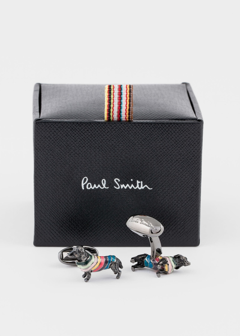 Paul Smith 'Dog In Jumper' Cufflinks outlook