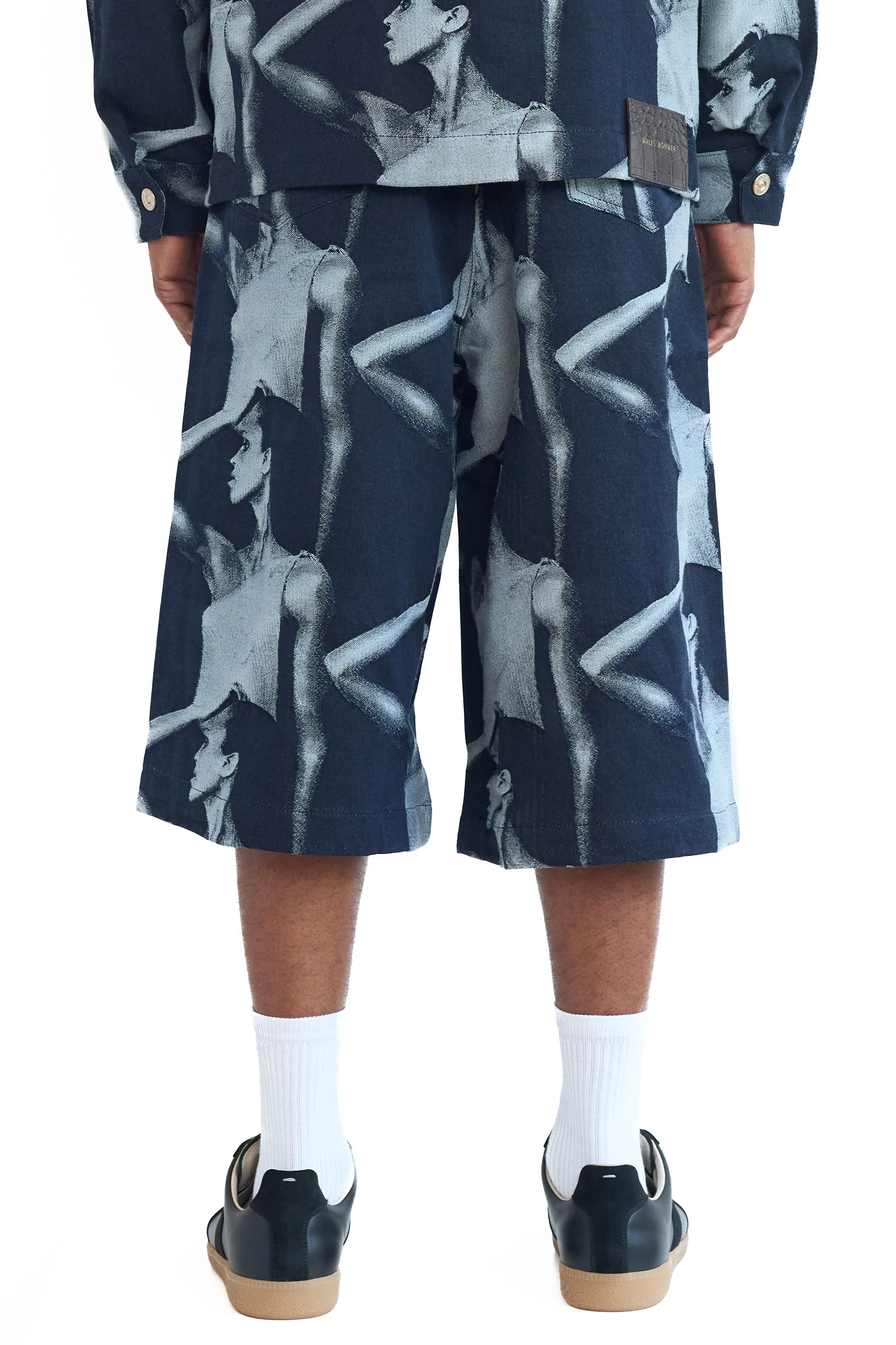Wales Bonner Jet Shorts Indigo - 6