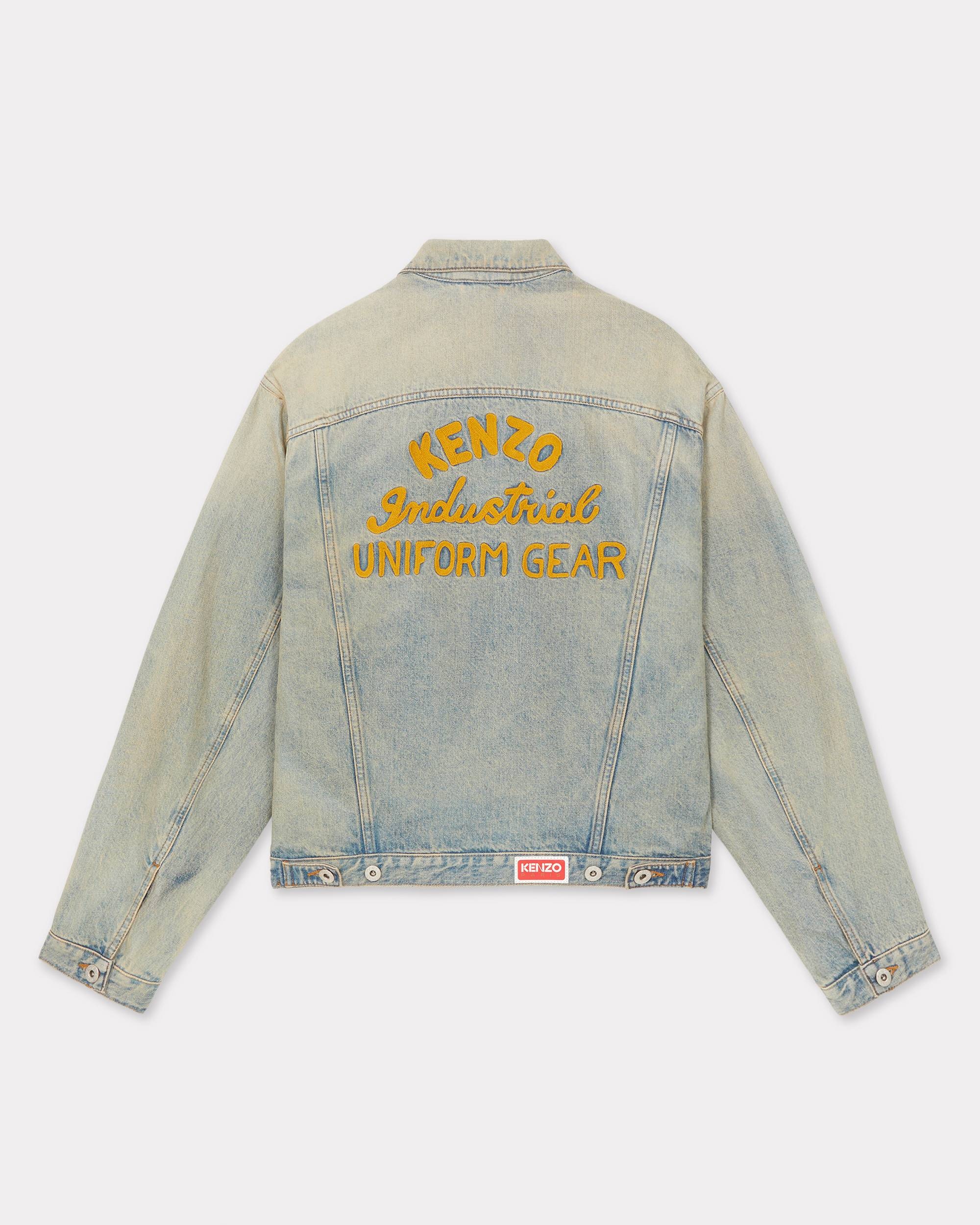 'KENZO Drawn Varsity' denim trucker jacket - 2
