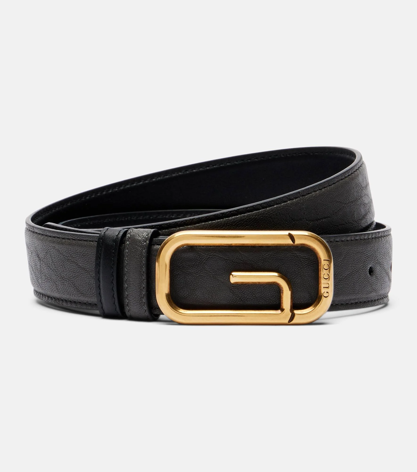 Square G reversible leather belt - 1