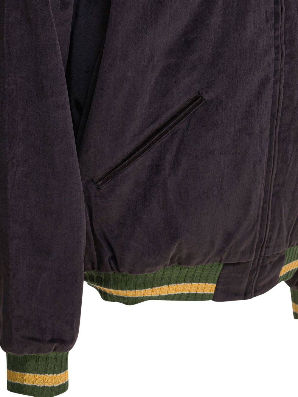 eagle-embroidered bomber jacket - 4