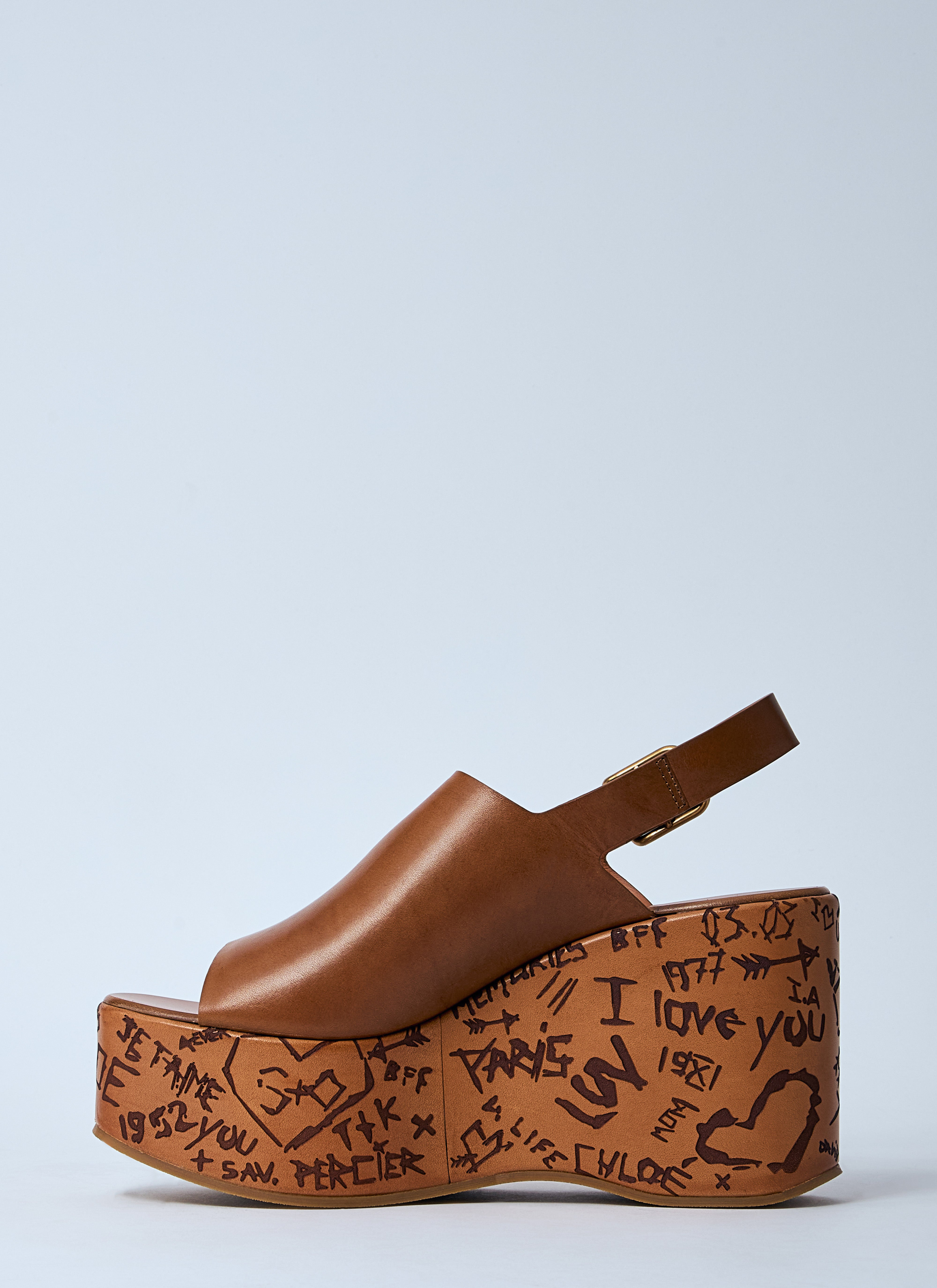 Chloé Women Maxime Wedge Sandals - 4