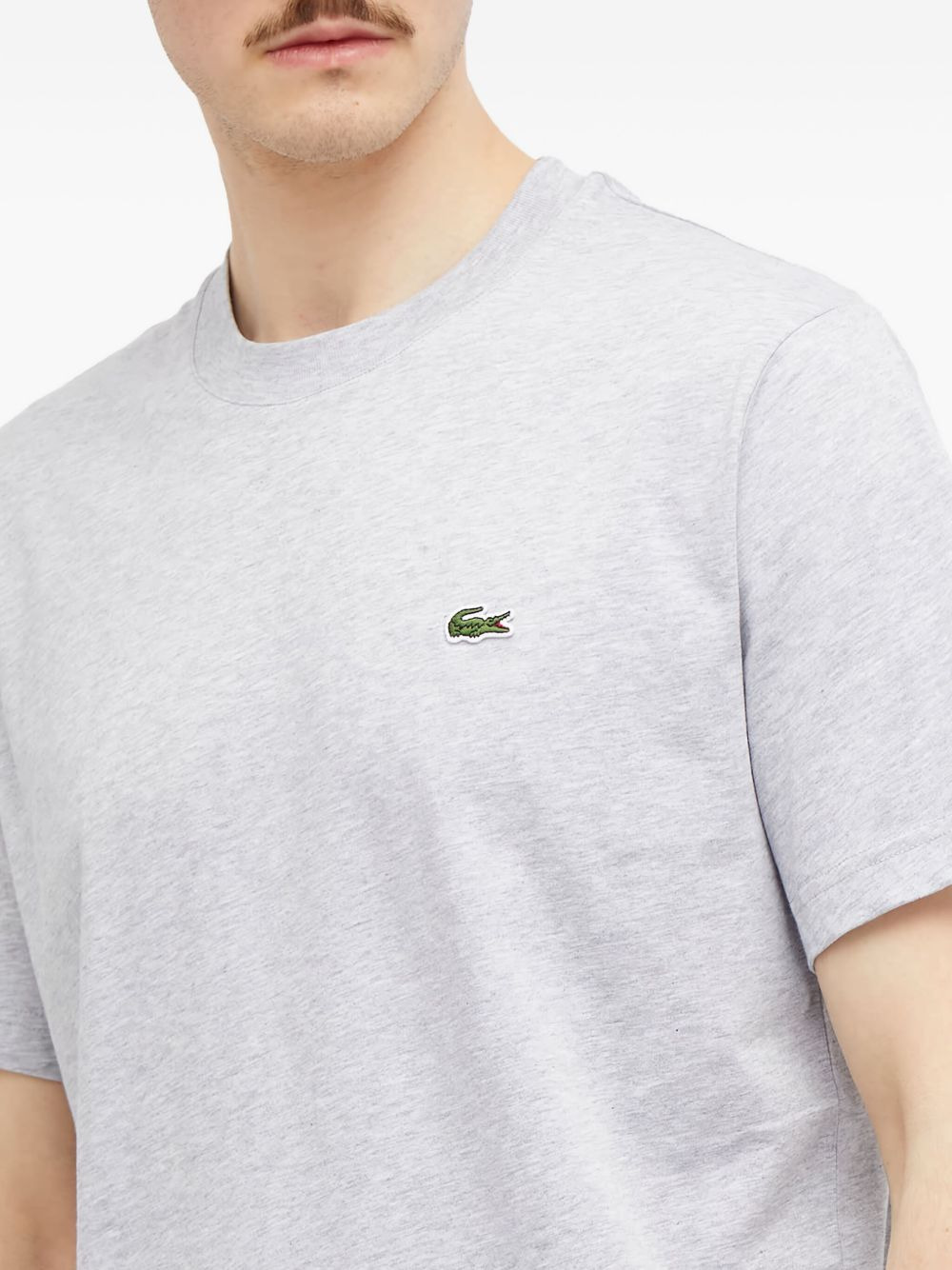 logo-patch cotton T-shirt - 5