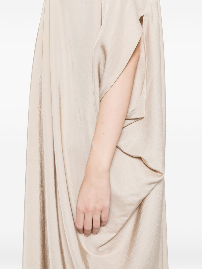 button V-neck dress 5