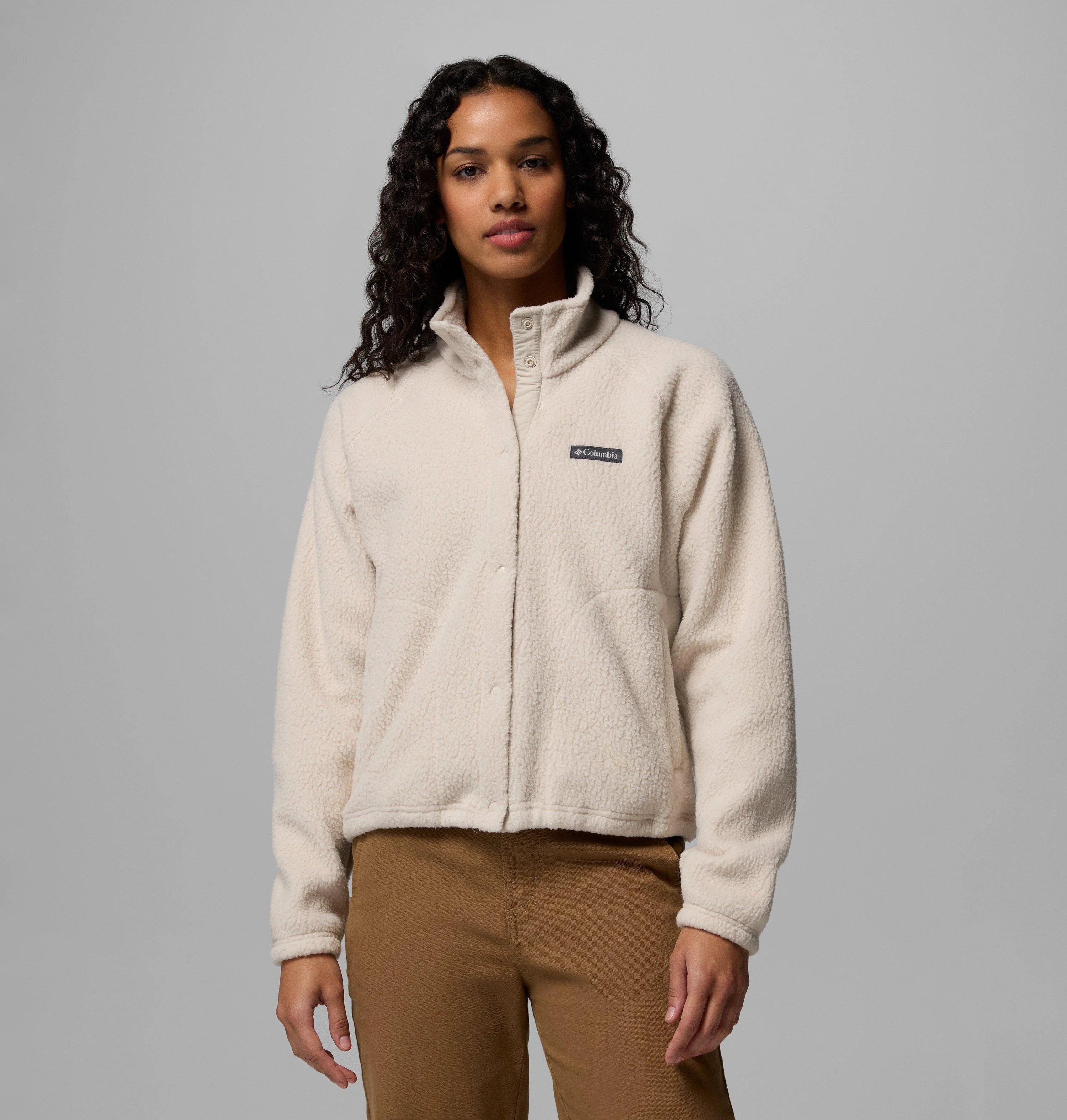 Women's Jasper Ridge Pebbled Fleece Full Snap - 1