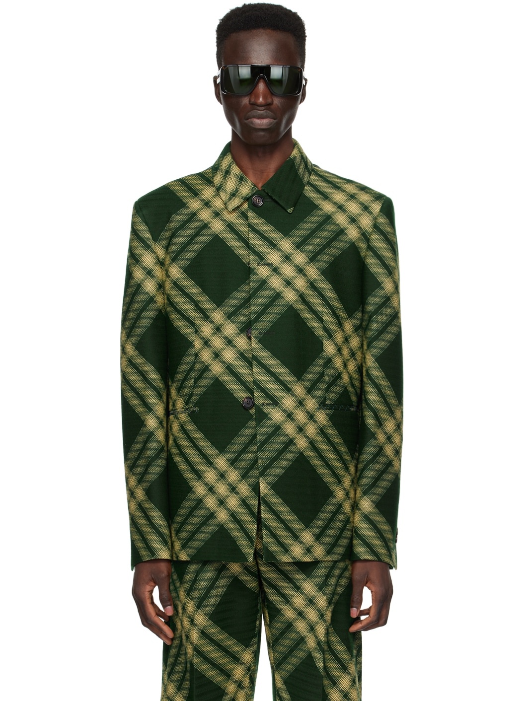 Green Check Jacket - 1