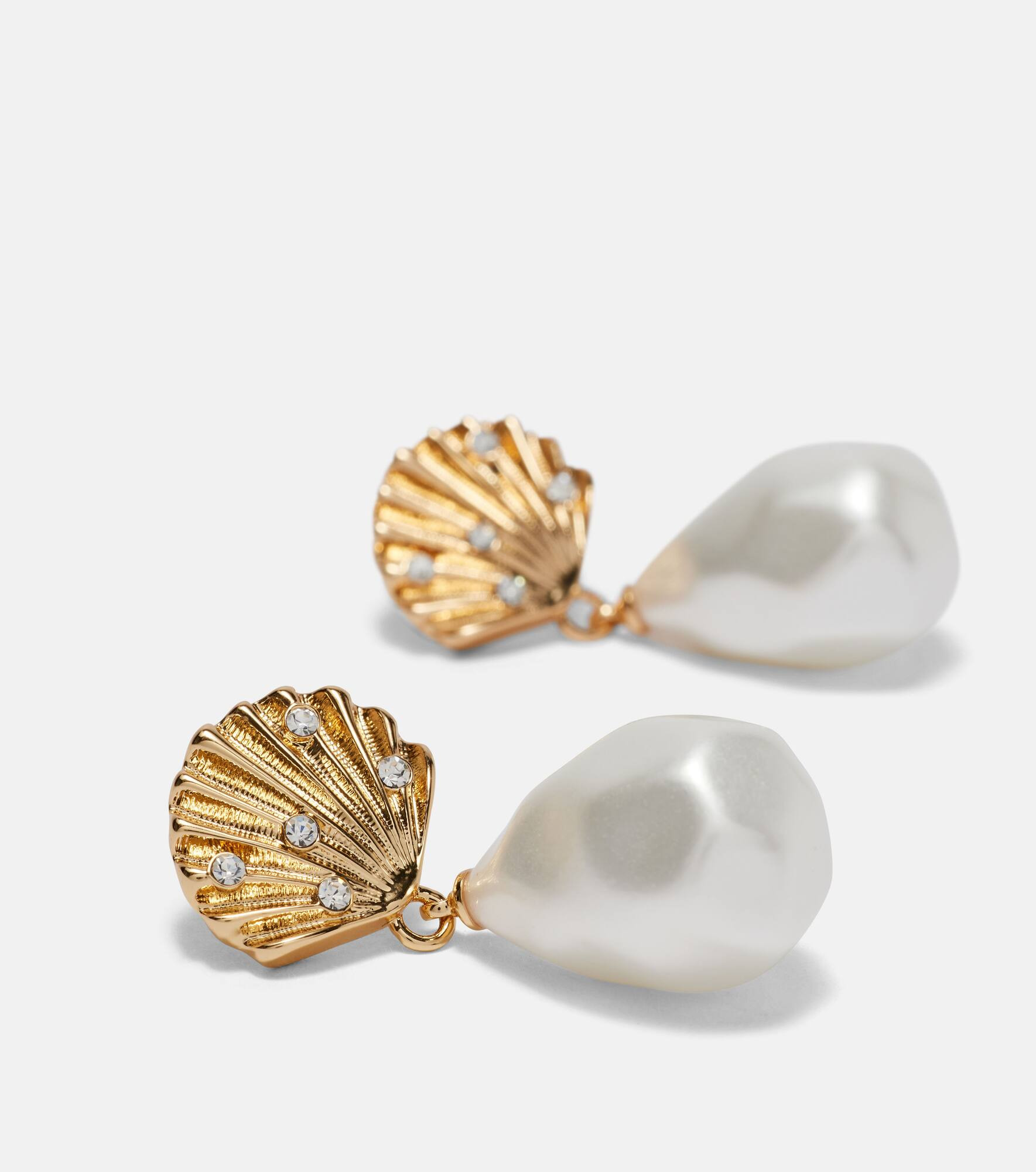 Embellished drop earrings - 4
