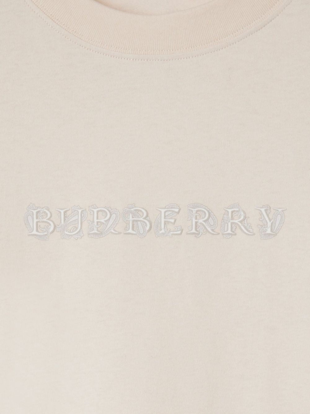 Burberry Men Logo Cotton T-Shirt - 2