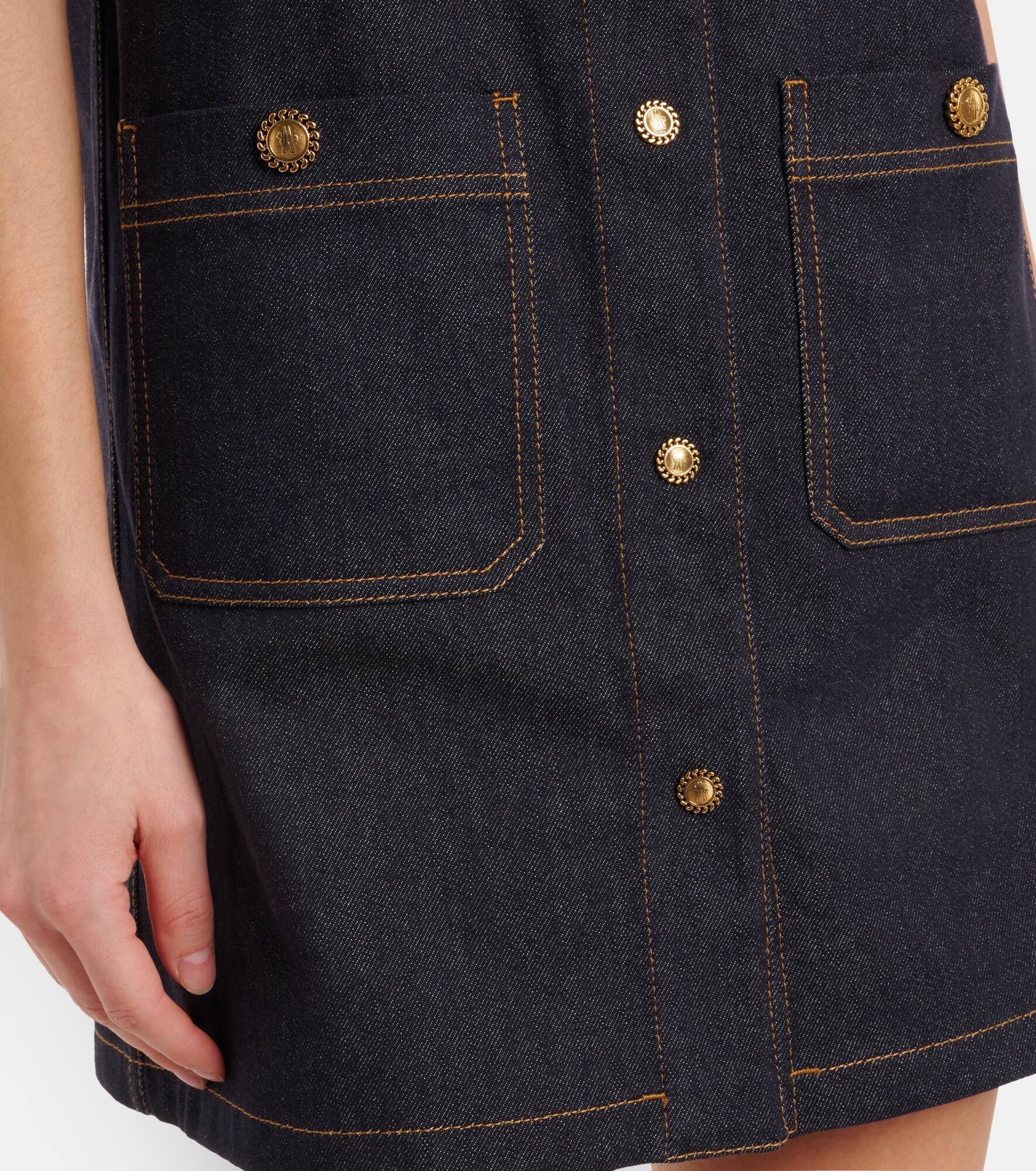 Denim shirt dress - 5