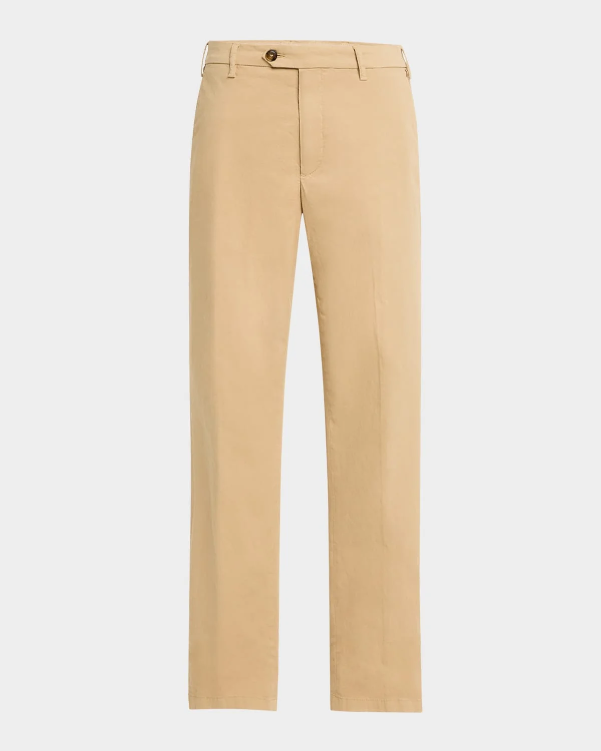 Men's Straight Fit Flat-Front Pants - 1