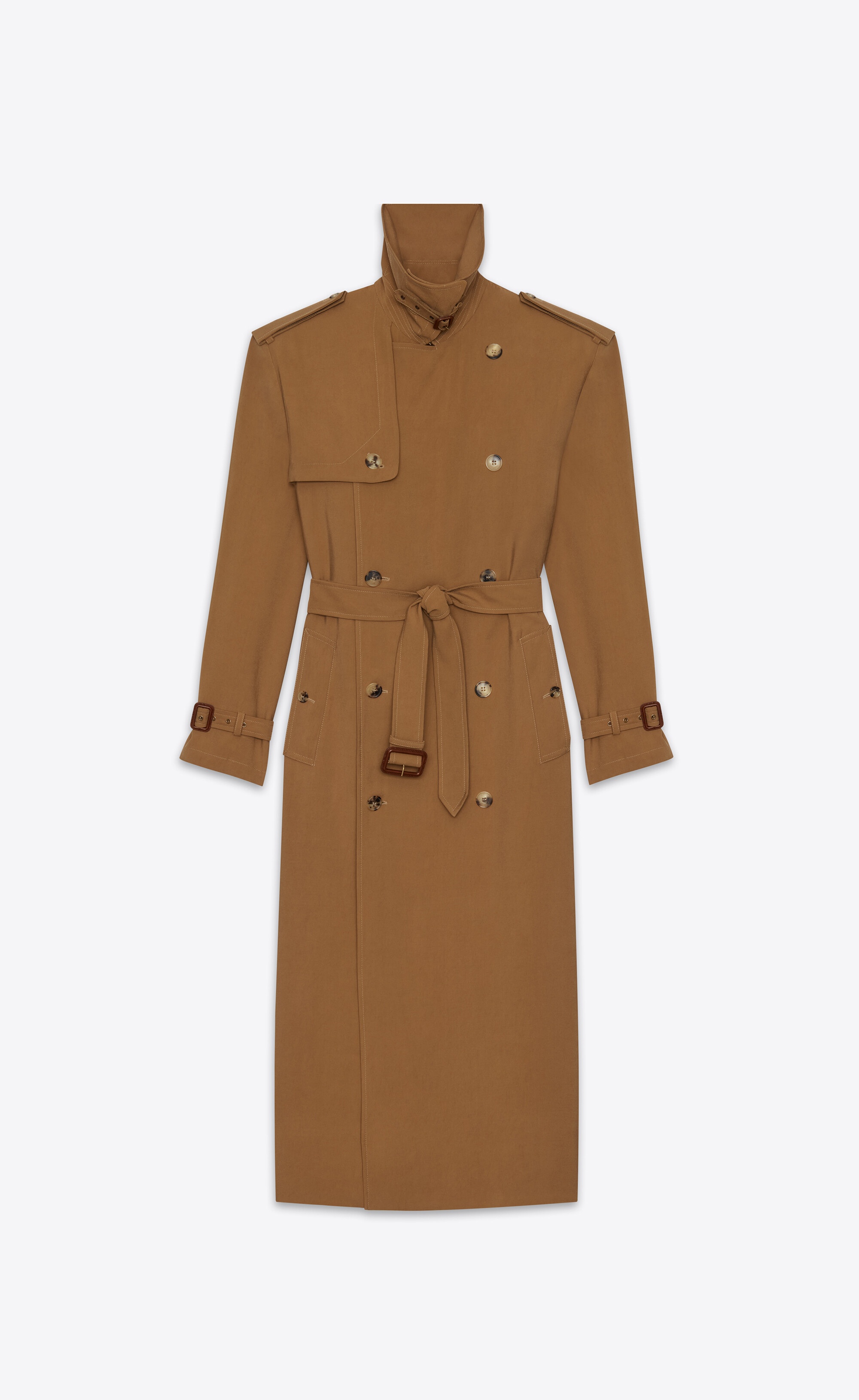 trench coat in twill - 4