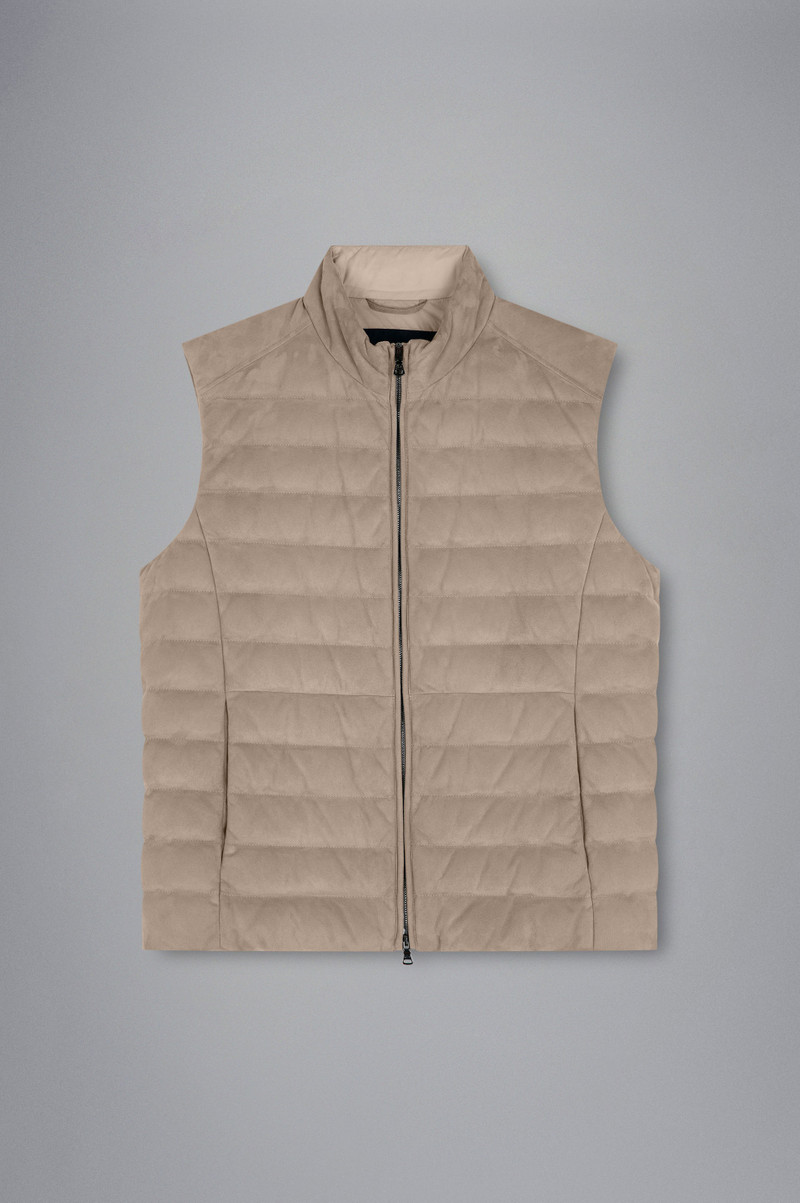AQUALEATHER SUEDE GILET 1