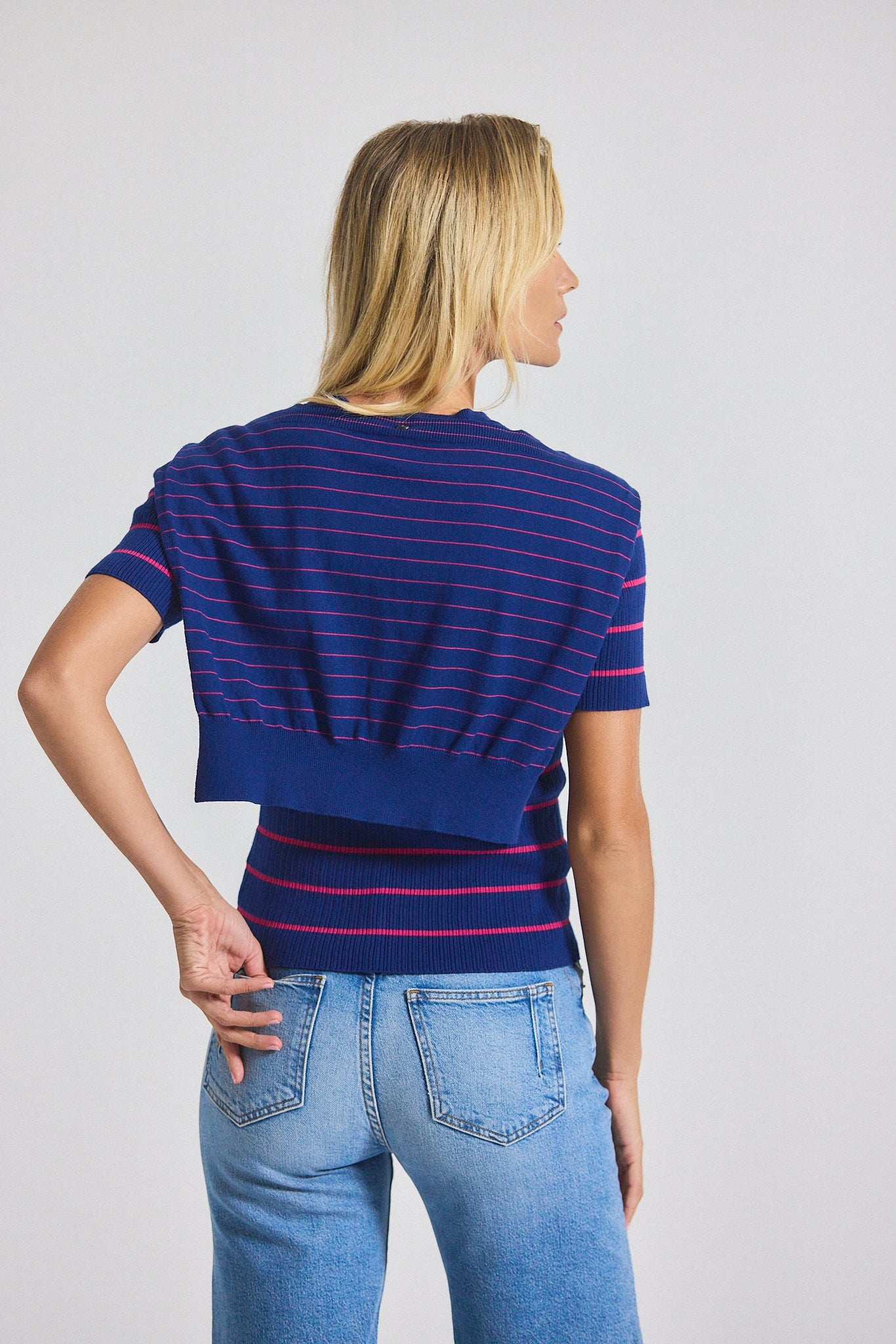 TWAIN COTTON CASHMERE SHORT SLEEVE PRE - 7