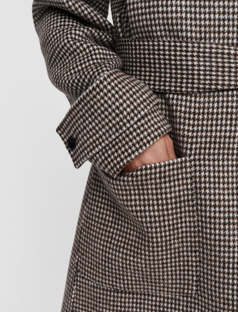 Double Face Cashmere Dogtooth Arline Coat 5