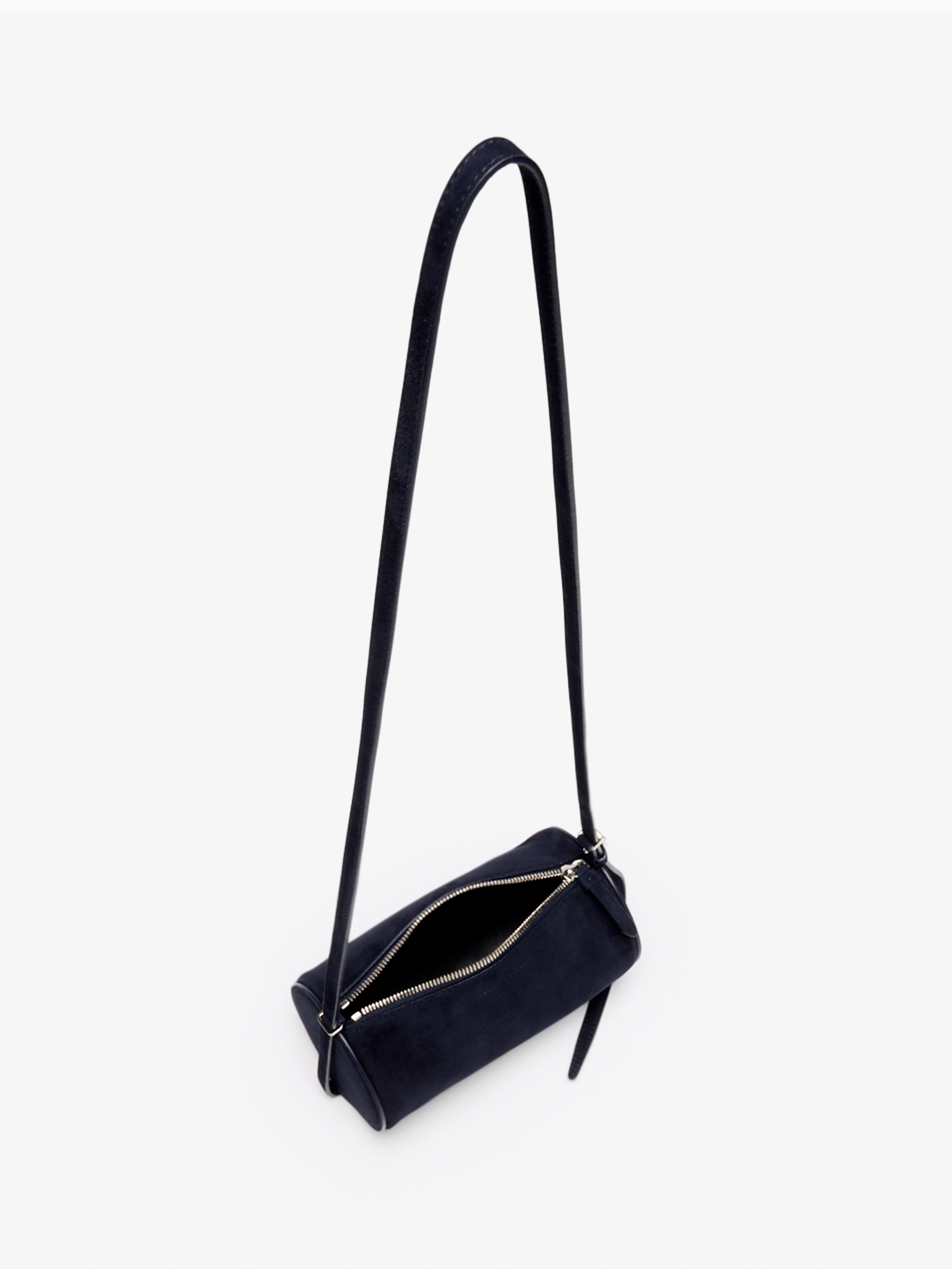 Crossbody Silo Bag in Suede - 5