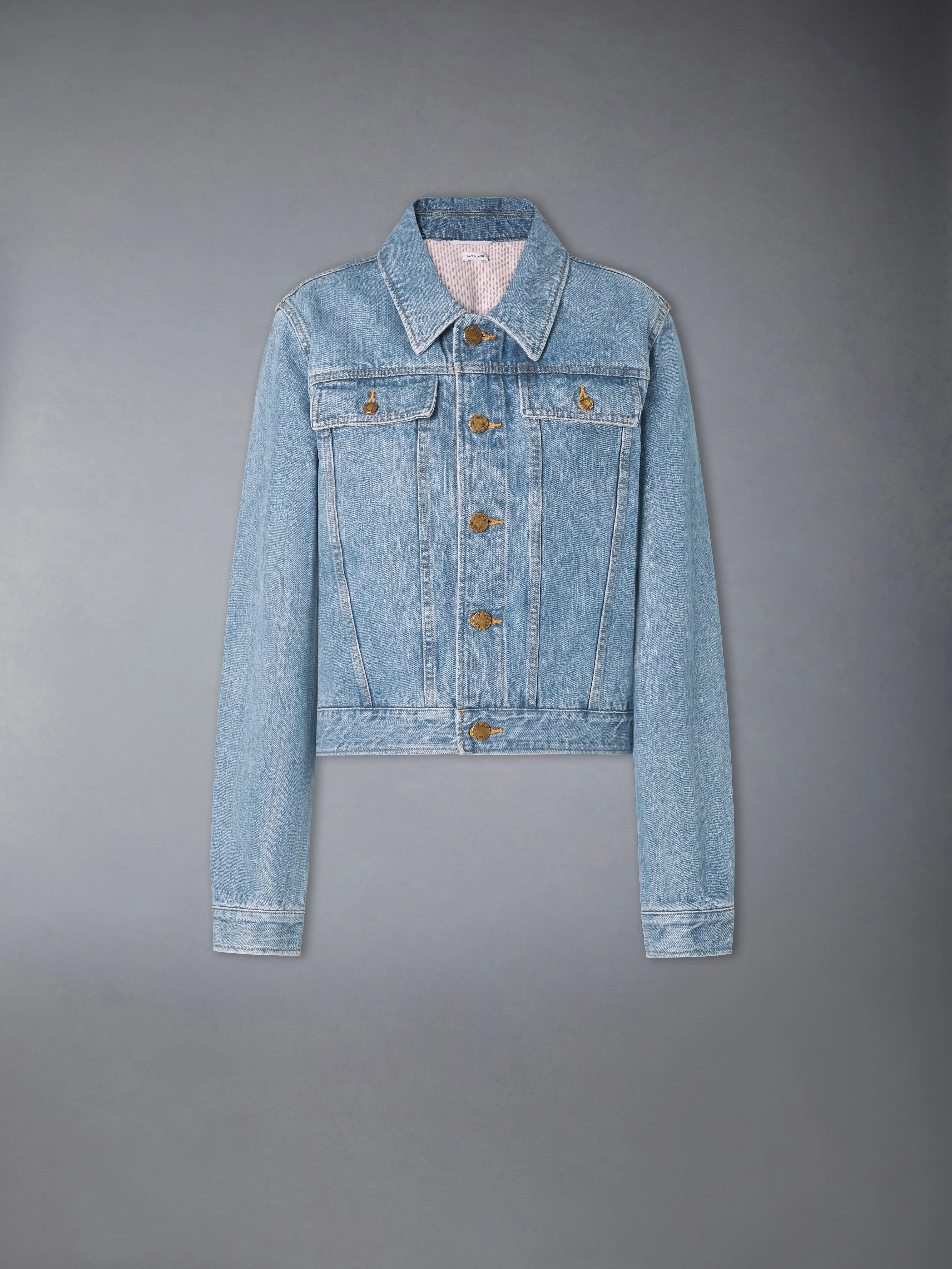SHRUNKEN SELVEDGE DENIM JACKET - 1