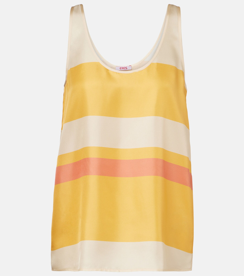 Sorbets striped silk twill top 1