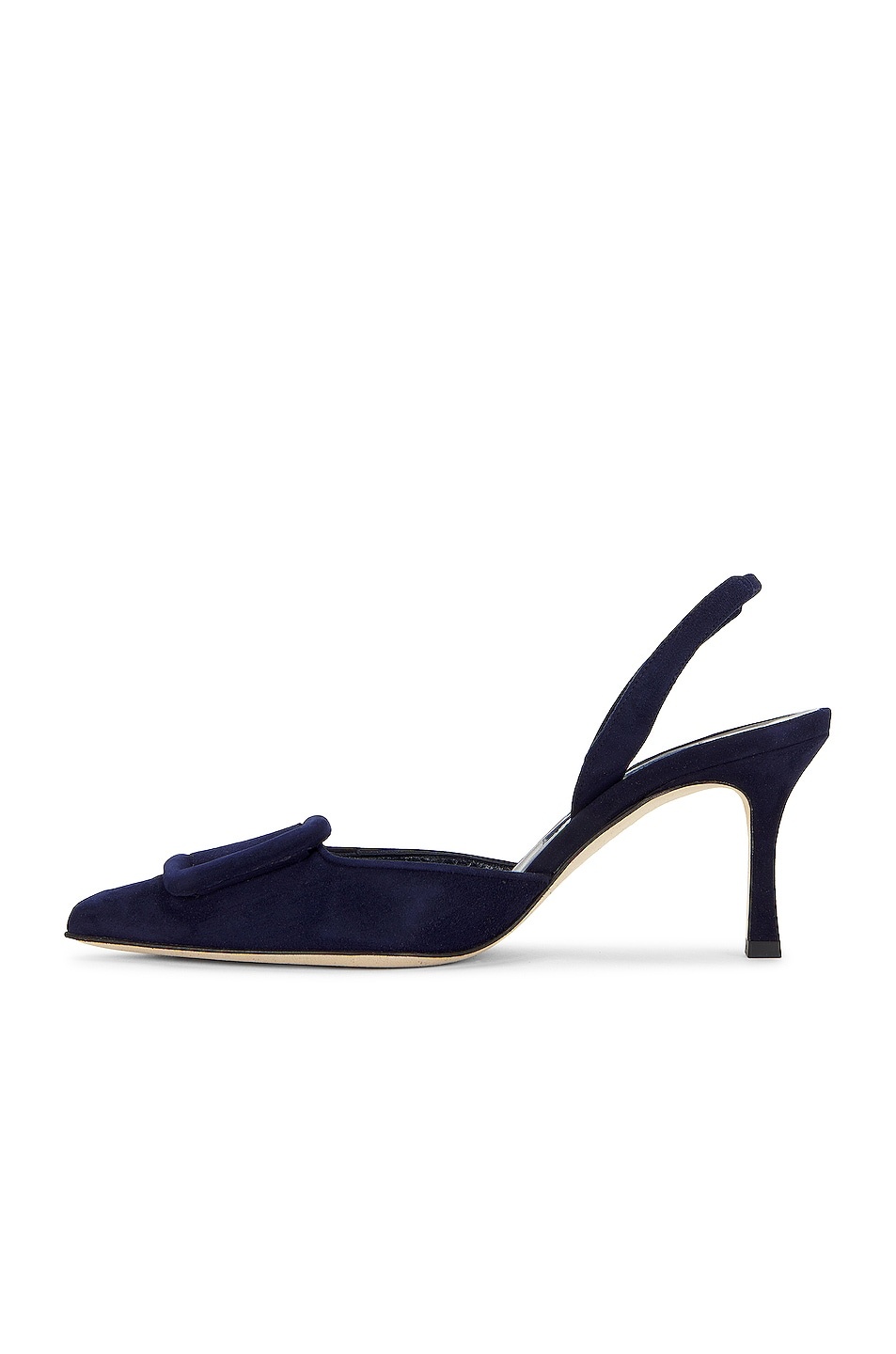 Maysli 70 Suede Slingback In Navy - 5