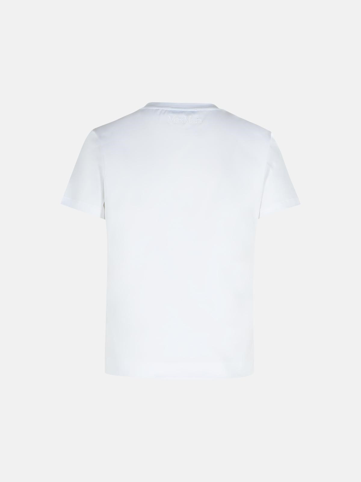 'NERNIA' WHITE COTTON T-SHIRT - 3