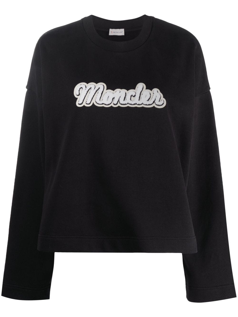 logo-appliqué sweatshirt - 1