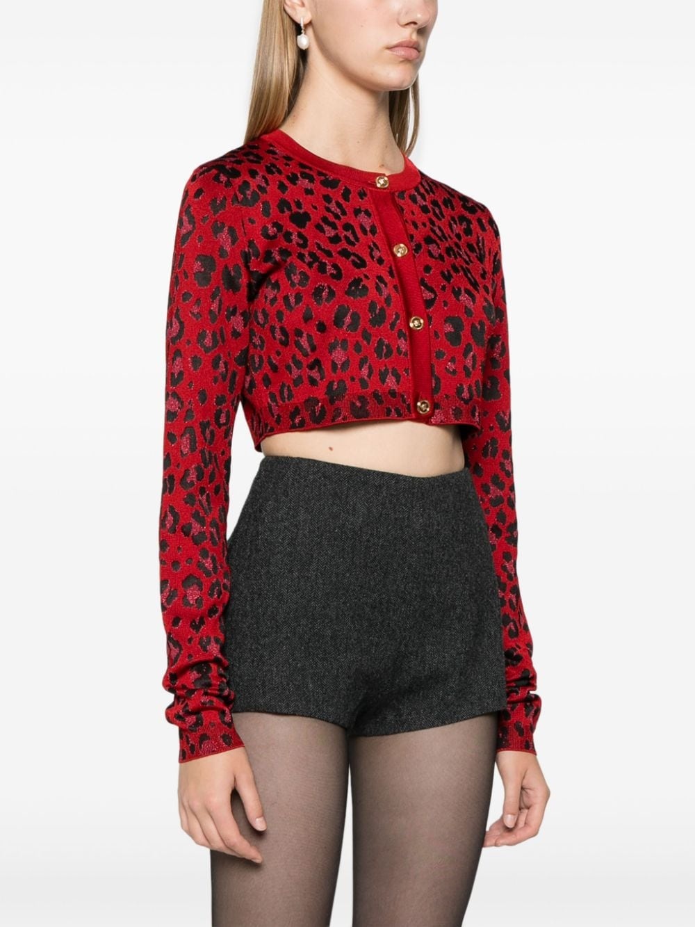 cropped cardigan - 3