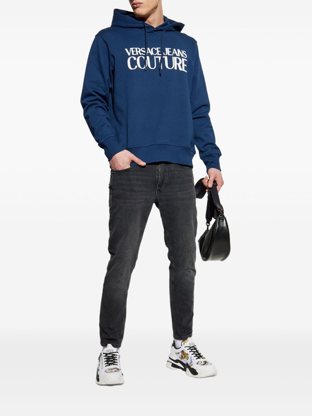 logo-print hoodie - 2