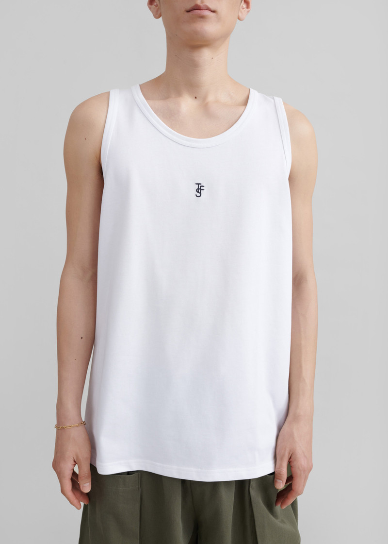 Rexy Embroidered Tank Top - White 8