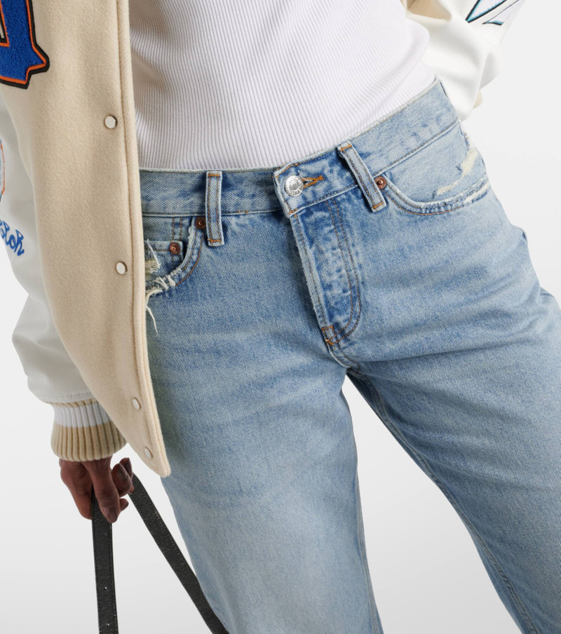 Easy mid-rise straight jeans 4