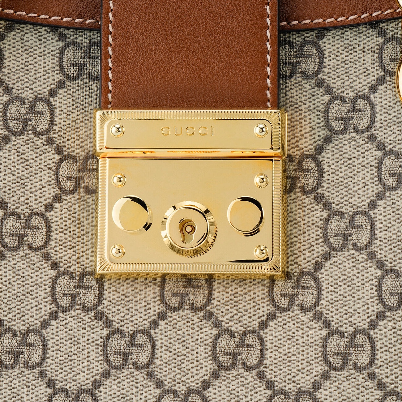 (WMNS) Gucci Padlock GG Bag Small-Size Brown 498156-KHNKG-8534 - 5