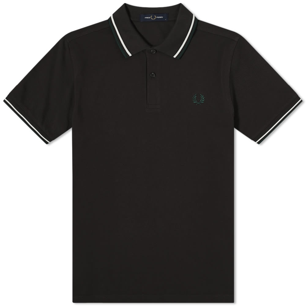 Fred Perry Slim Fit Twin Tipped Polo - 1