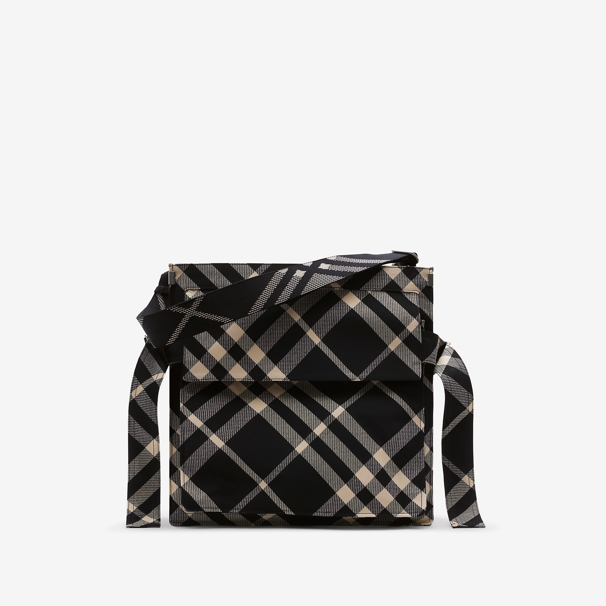 Medium Check Trench Tote - 6
