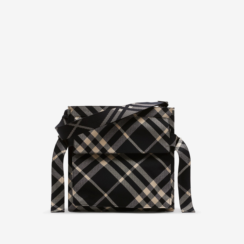 Medium Check Trench Tote 6