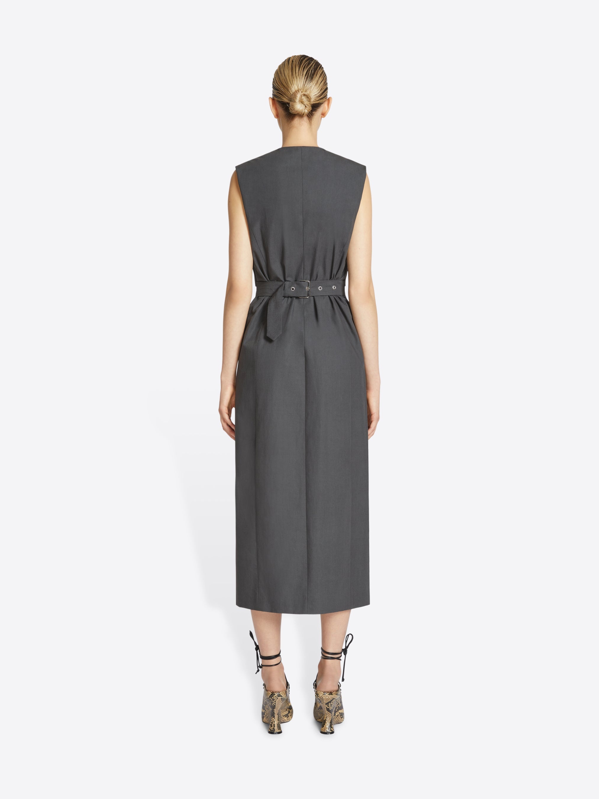 TAILORED MIDI DRESS - 4