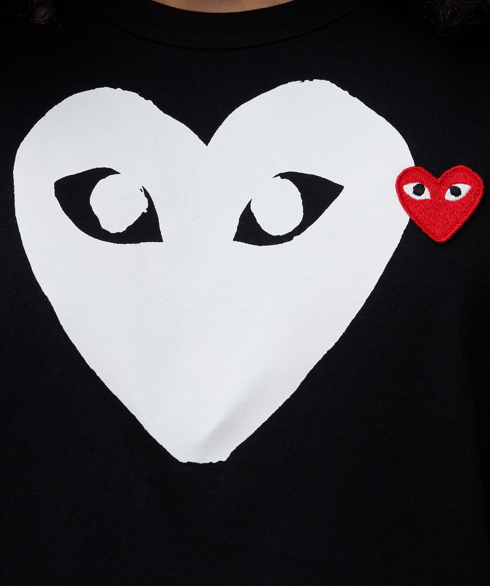Double heart logo t-shirt - 4