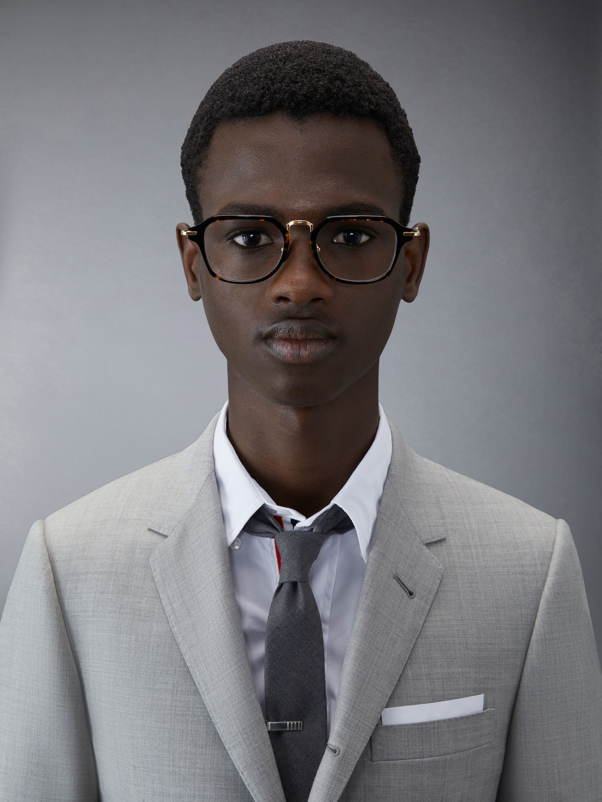 Acetate And Titanium Rectangular Eyeglasses - 2