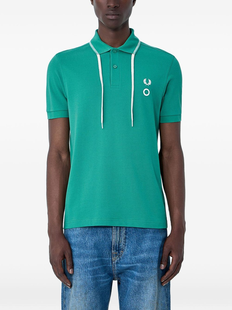 X Craig Green logo-embroidered polo shirt 1