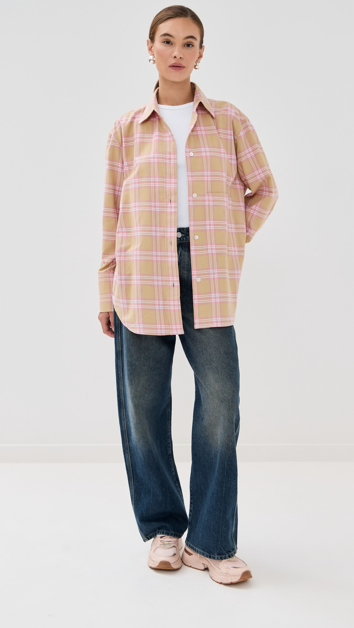 Check Flannel Overshirt - 4