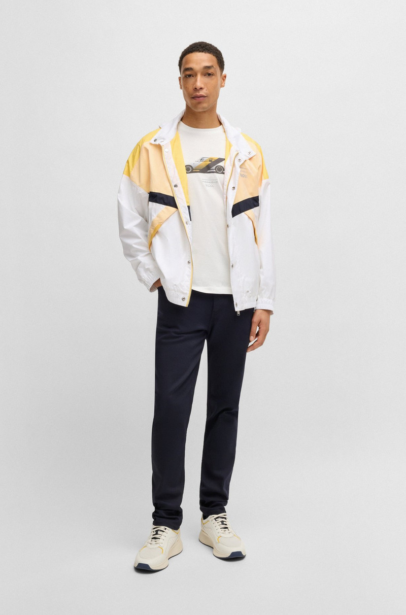 BOSS PORSCHE X BOSS WATER-REPELLENT JACKET WITH COLOR-BLOCKING outlook