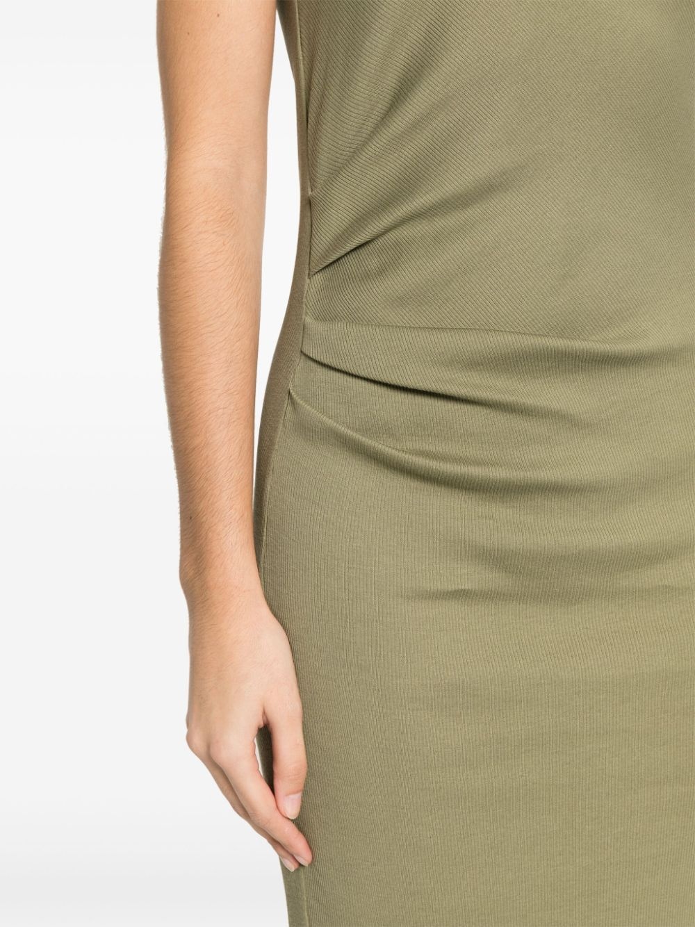 draped tube maxi dress - 5