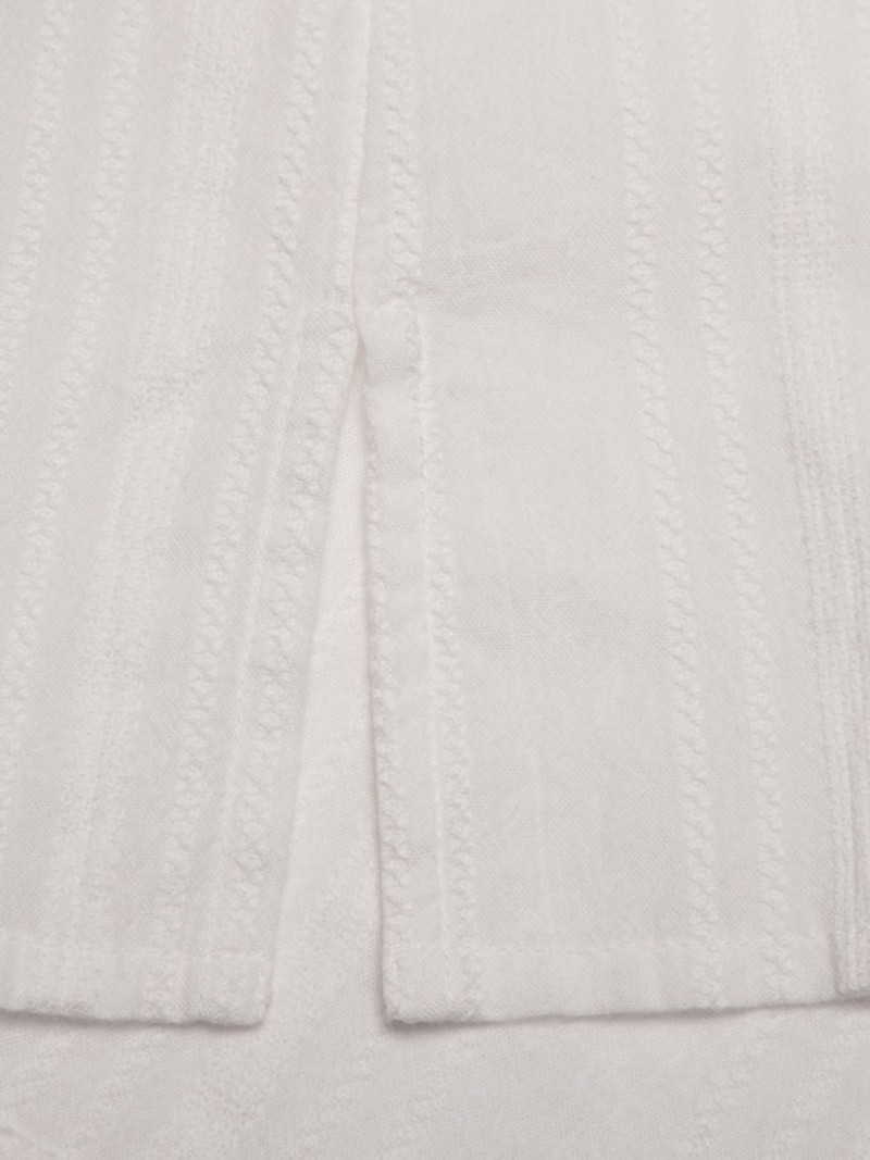 Edith Striped Dobby Blouse Offwhite 6
