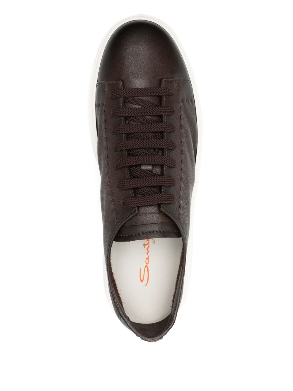 leather sneakers - 4