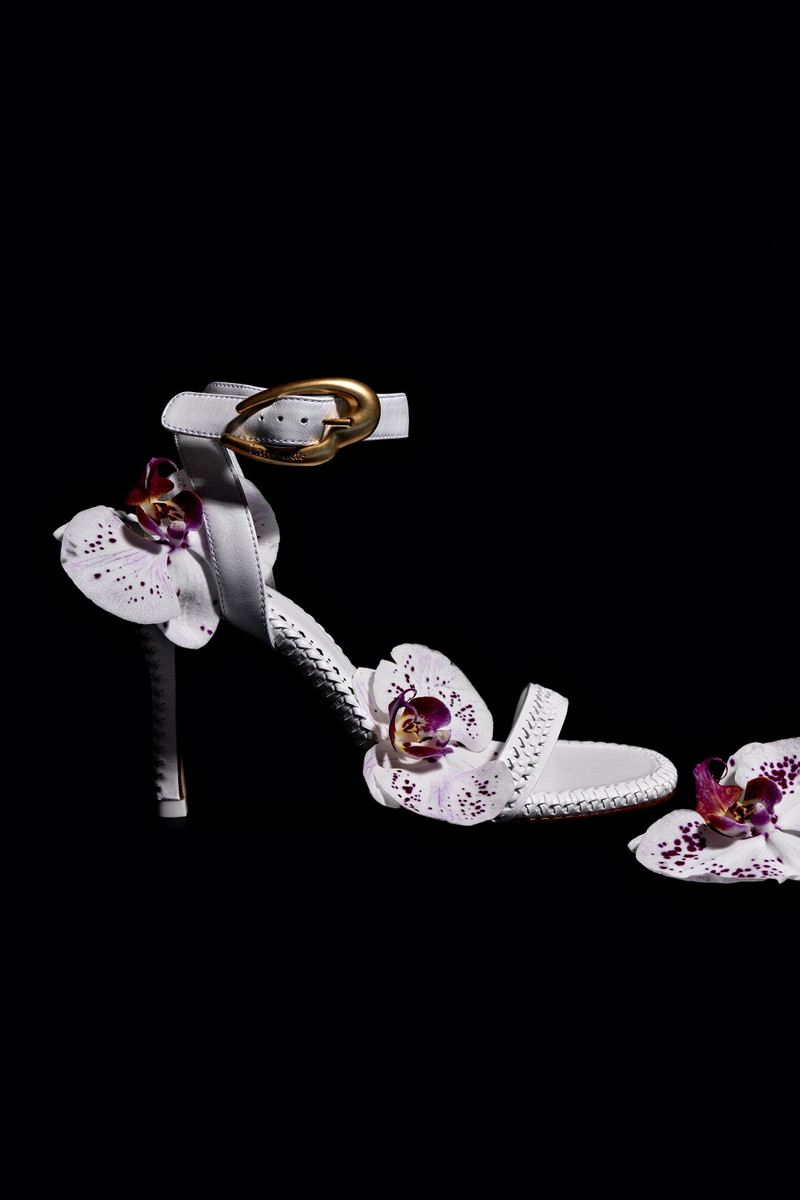 Larroudé Verona Sandal In White Leather outlook