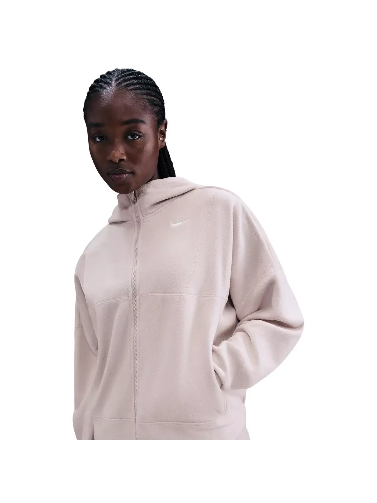 Women's One Therma-FIT Full-Zip Top -Lt Pink - 1