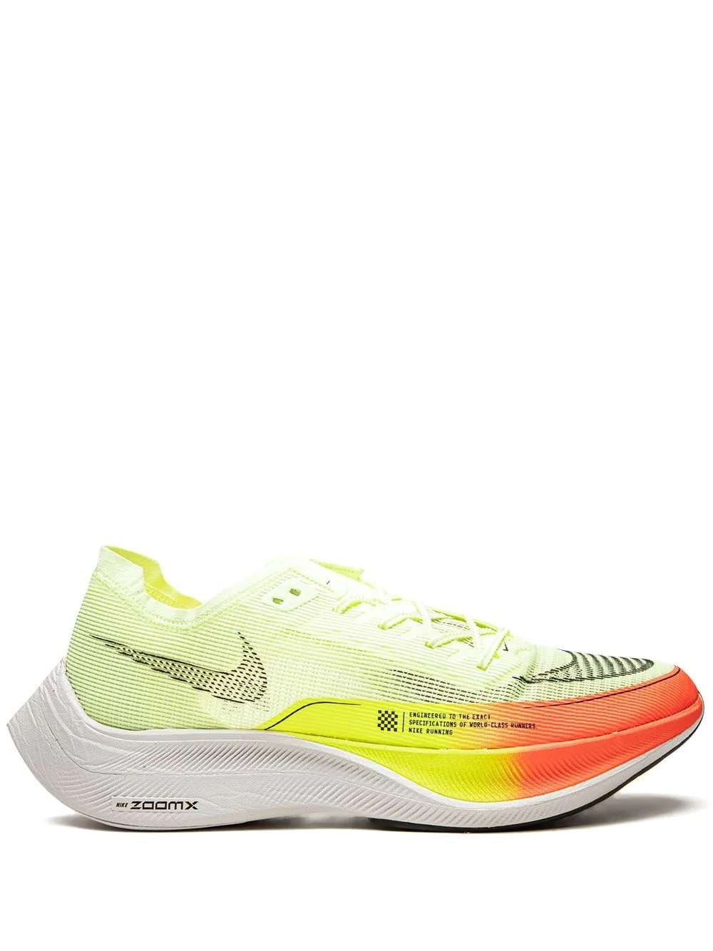 ZoomX Vaporfly Next% 2 "Barely Volt/Black/Hyper Orange" sneakers - 1